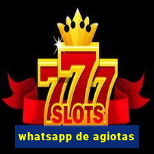 whatsapp de agiotas